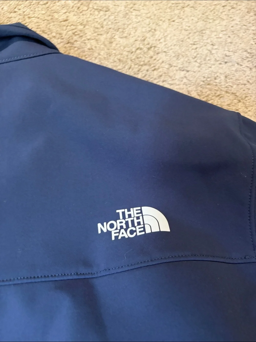 The North Face Apex Bionic Jacket Mens Navy Blue WindWall Full Zip Size XL